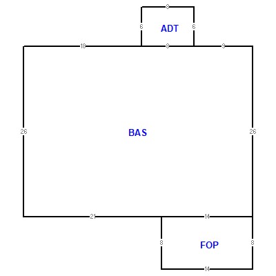Building layout (traversing data) of this property