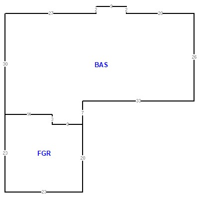 Building layout (traversing data) of this property