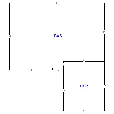 Building layout (traversing data) of this property