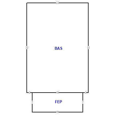 Building layout (traversing data) of this property
