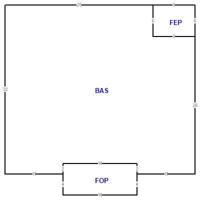 Building layout (traversing data) of this property