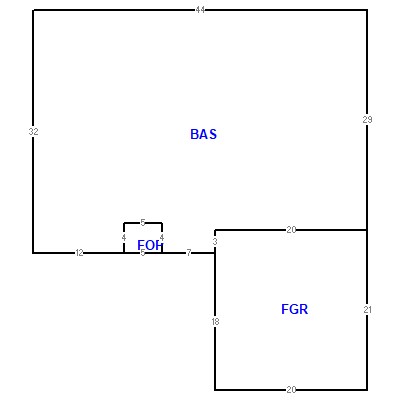 Building layout (traversing data) of this property