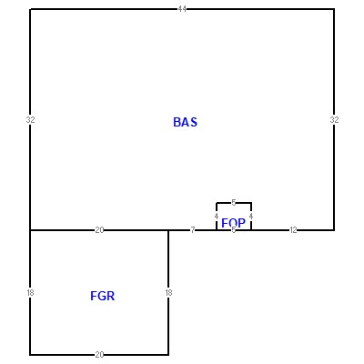 Building layout (traversing data) of this property