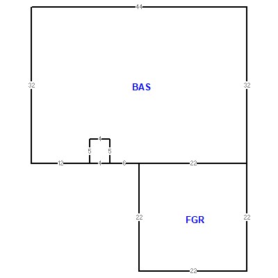 Building layout (traversing data) of this property