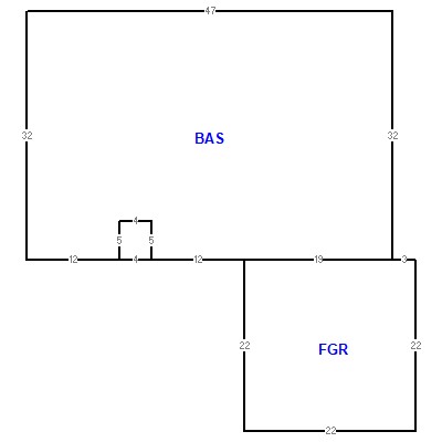 Building layout (traversing data) of this property