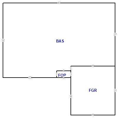 Building layout (traversing data) of this property