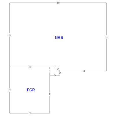 Building layout (traversing data) of this property