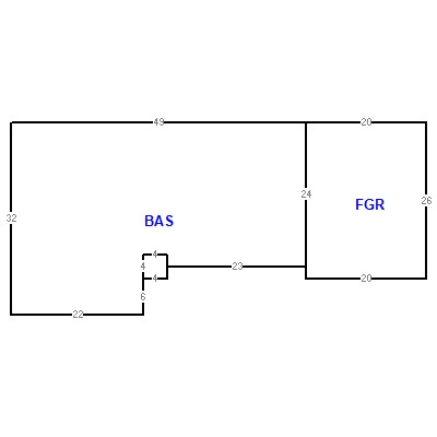 Building layout (traversing data) of this property