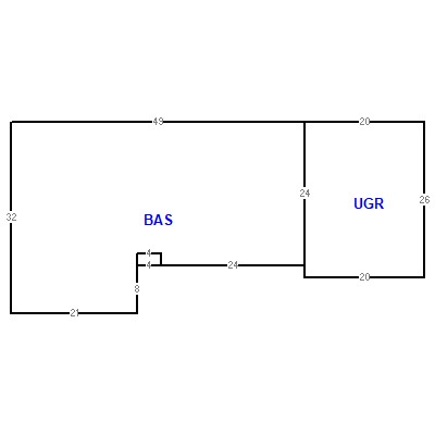 Building layout (traversing data) of this property