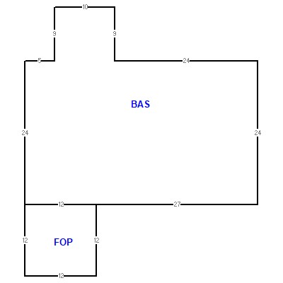 Building layout (traversing data) of this property