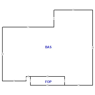 Building layout (traversing data) of this property