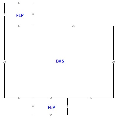 Building layout (traversing data) of this property