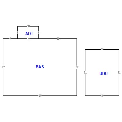 Building layout (traversing data) of this property