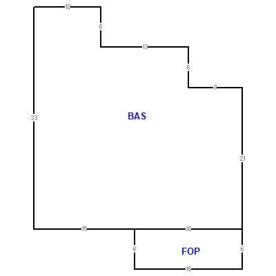 Building layout (traversing data) of this property