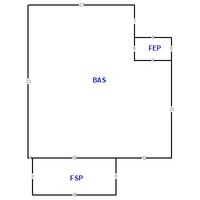 Building layout (traversing data) of this property