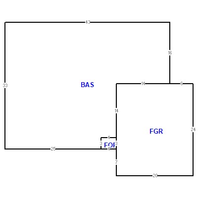 Building layout (traversing data) of this property