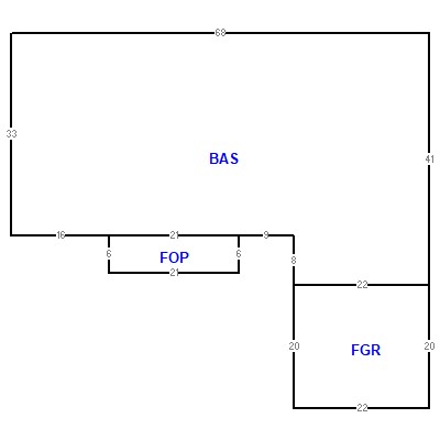 Building layout (traversing data) of this property