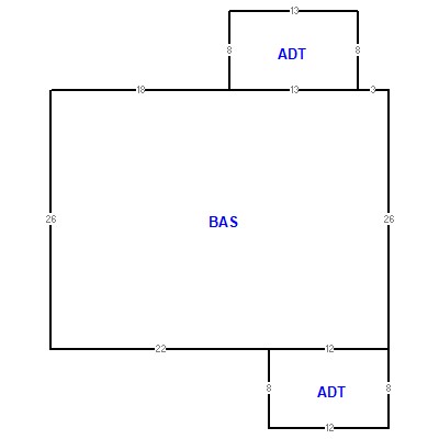 Building layout (traversing data) of this property