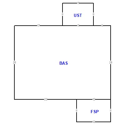 Building layout (traversing data) of this property