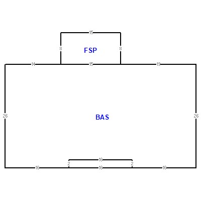 Building layout (traversing data) of this property