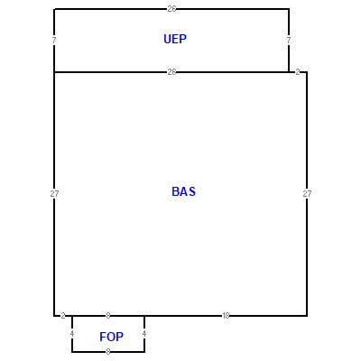 Building layout (traversing data) of this property