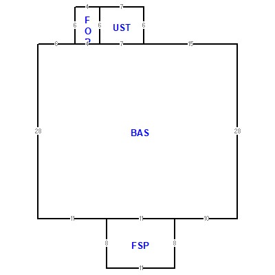 Building layout (traversing data) of this property