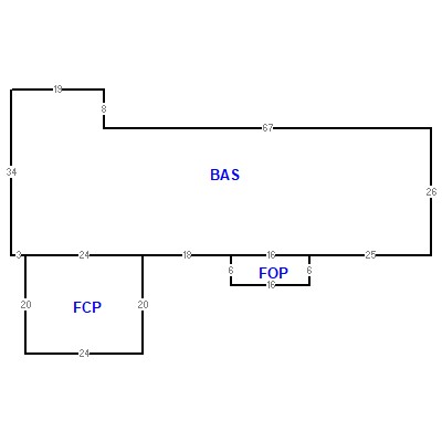 Building layout (traversing data) of this property