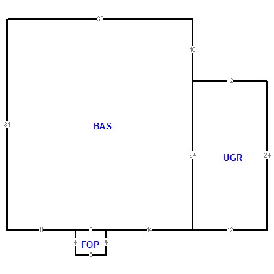 Building layout (traversing data) of this property
