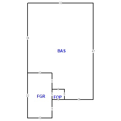 Building layout (traversing data) of this property