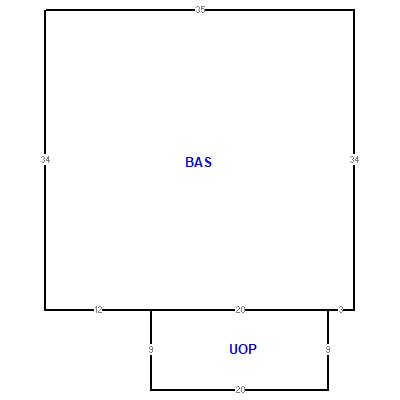 Building layout (traversing data) of this property