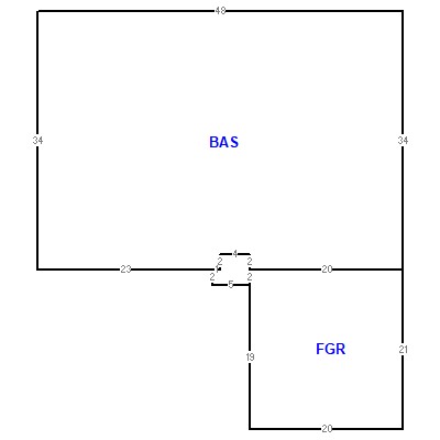 Building layout (traversing data) of this property