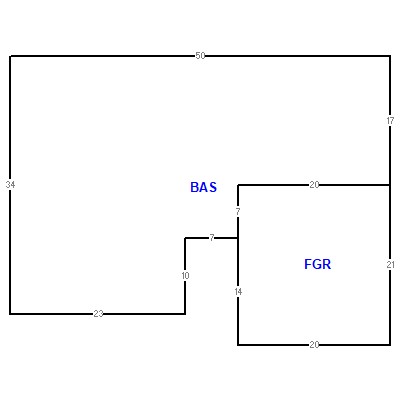 Building layout (traversing data) of this property