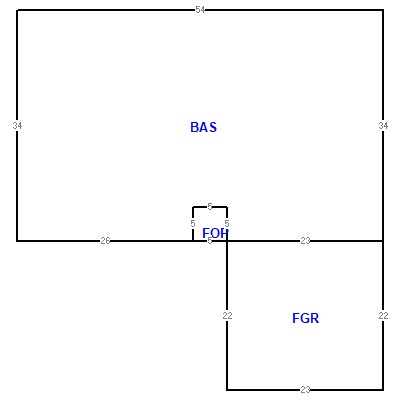 Building layout (traversing data) of this property