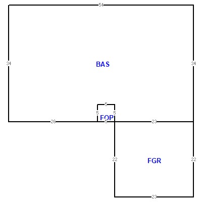 Building layout (traversing data) of this property