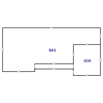 Building layout (traversing data) of this property