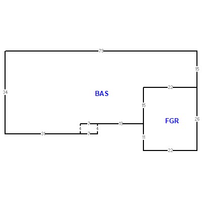 Building layout (traversing data) of this property