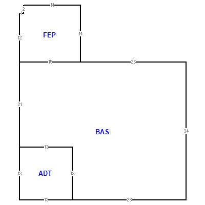 Building layout (traversing data) of this property