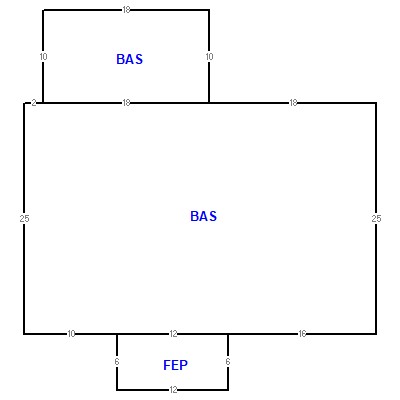 Building layout (traversing data) of this property