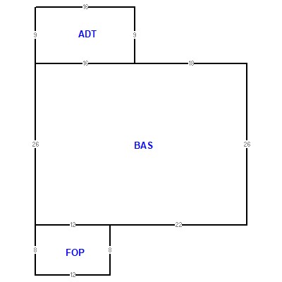Building layout (traversing data) of this property