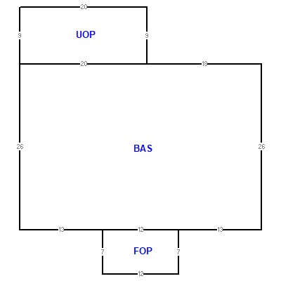 Building layout (traversing data) of this property