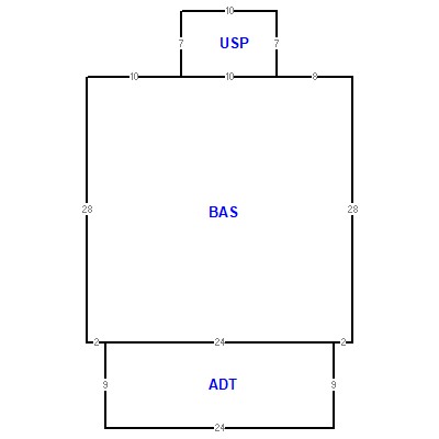 Building layout (traversing data) of this property