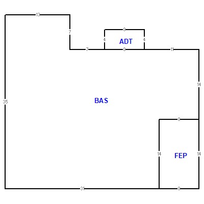 Building layout (traversing data) of this property