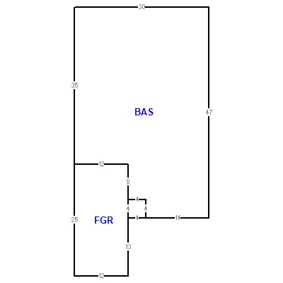 Building layout (traversing data) of this property