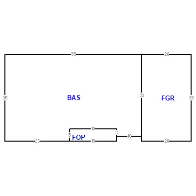 Building layout (traversing data) of this property