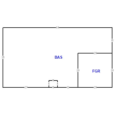 Building layout (traversing data) of this property
