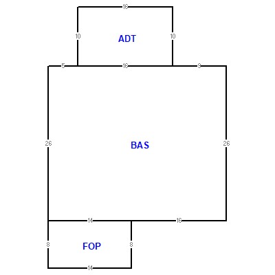 Building layout (traversing data) of this property