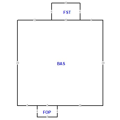 Building layout (traversing data) of this property