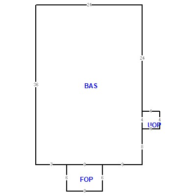 Building layout (traversing data) of this property