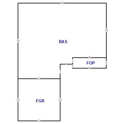 Building layout (traversing data) of this property