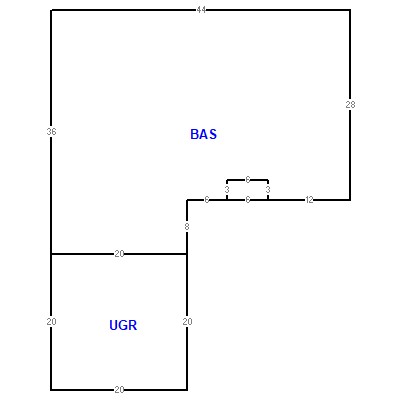 Building layout (traversing data) of this property